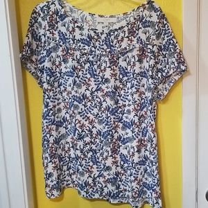 Ann Taylor Loft flower blouse